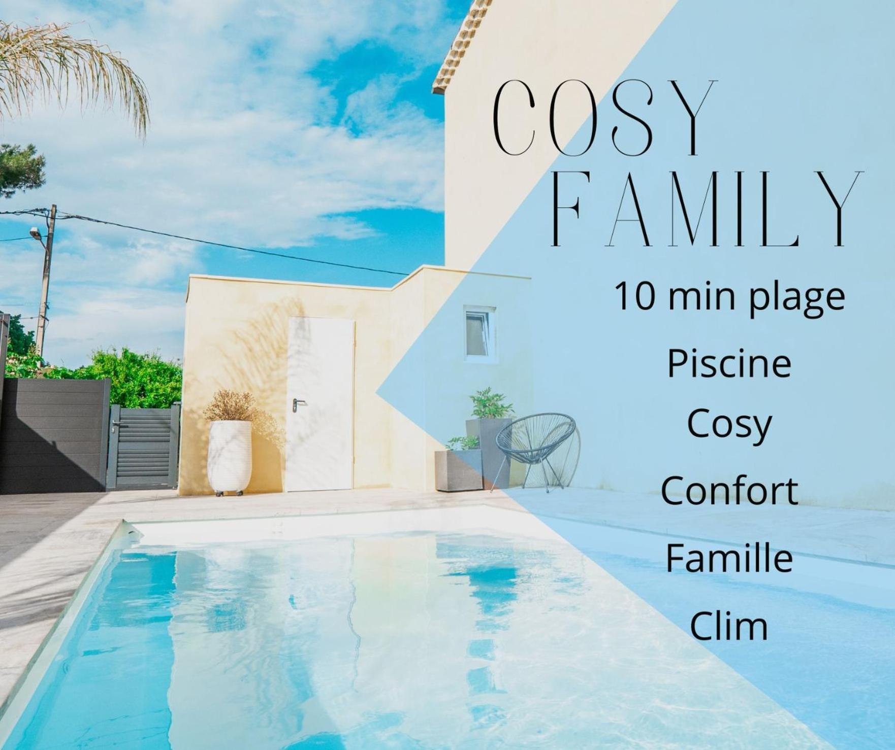 Cosyfamily Piscine -Wifi- Neuf-Famille -15Min Plage - Top Pros Servicesconciergerie Pérols Dış mekan fotoğraf